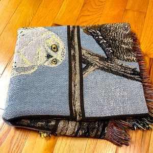Owl Tapestry Afghan